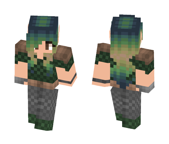 Elf Warrior - Female Minecraft Skins - image 1