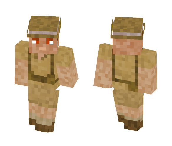 WW2 ANZAC (rat of tobruk) - Male Minecraft Skins - image 1