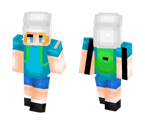 Finn Mertens - Adventure Time - Male Minecraft Skins - image 1