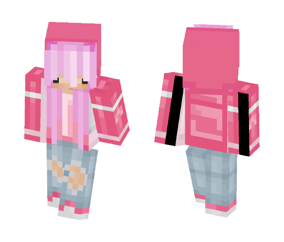 SUPER PINKY BUBLEGUM GIRL! - Female Minecraft Skins - image 1