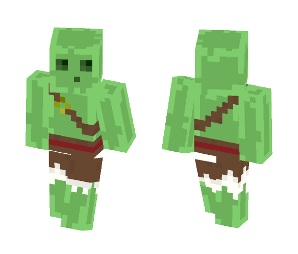 Slime Peasant - Male Minecraft Skins - image 1