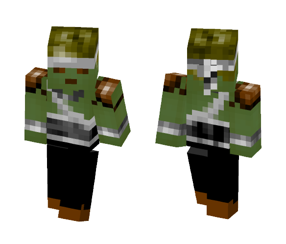 Zombie Warrior - Male Minecraft Skins - image 1
