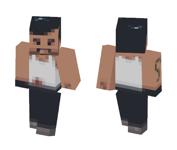 tatted survivor - Male Minecraft Skins - image 1