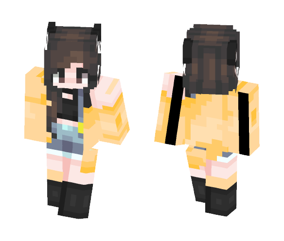 Orange - Female Minecraft Skins - image 1