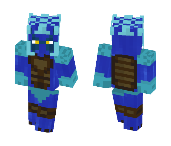 Wasner, Turtle Knight of Swiftness - Male Minecraft Skins - image 1