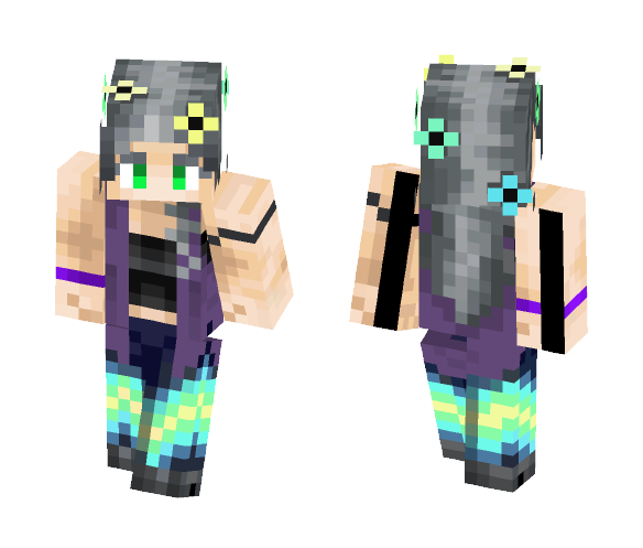Hippie girl - Girl Minecraft Skins - image 1