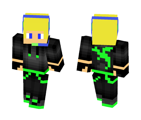 Awesome Emerald Gamer - Male Minecraft Skins - image 1