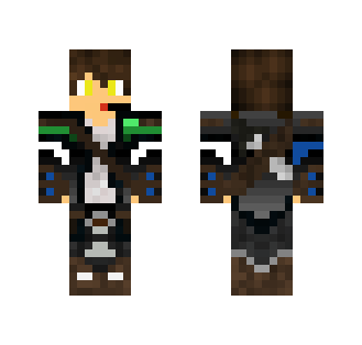 Emerald/Brown Gamer Boy - Boy Minecraft Skins - image 2
