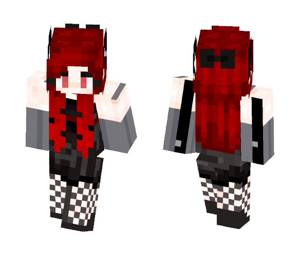 My first skin - Demon girl - Girl Minecraft Skins - image 1