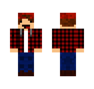 Red Flannel - Male Minecraft Skins - image 2