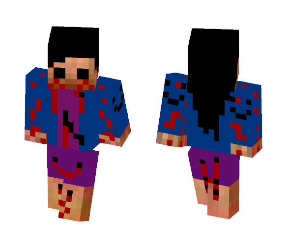 dead crying girl - Girl Minecraft Skins - image 1