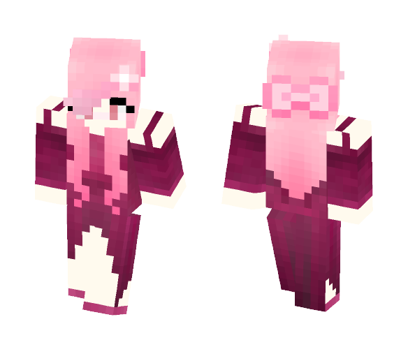Girl with Red Dress ???? - Girl Minecraft Skins - image 1