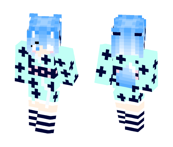 Kitsune >Detaikai - Female Minecraft Skins - image 1