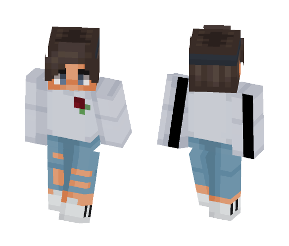 ???????????????????????? - Red Rose - Male Minecraft Skins - image 1
