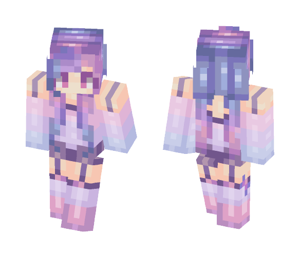 Cool Galaxy Girl - Girl Minecraft Skins - image 1