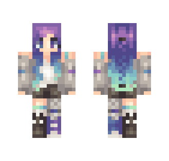 Cool Neon Girl - Girl Minecraft Skins - image 2