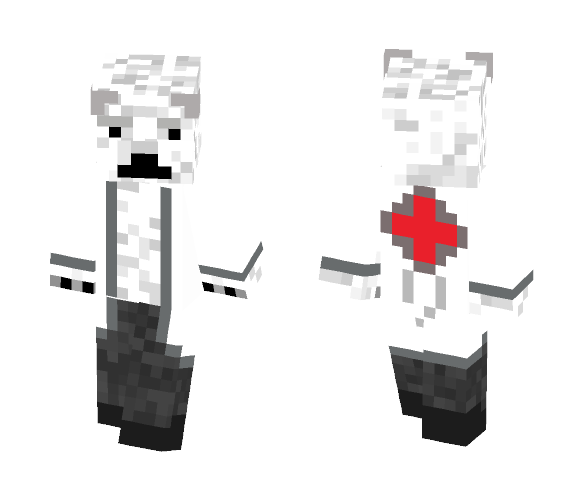 Doctor Polar Bear - Male Minecraft Skins - image 1