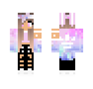 Galaxy Bunny Adidas Girl - Girl Minecraft Skins - image 2