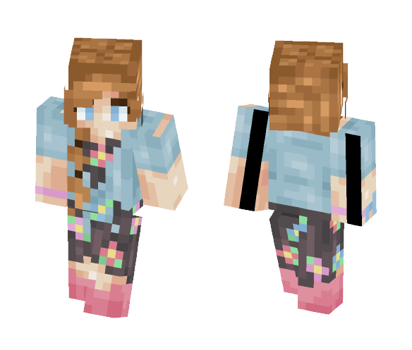Long time no see !! // desc. Comic? - Female Minecraft Skins - image 1