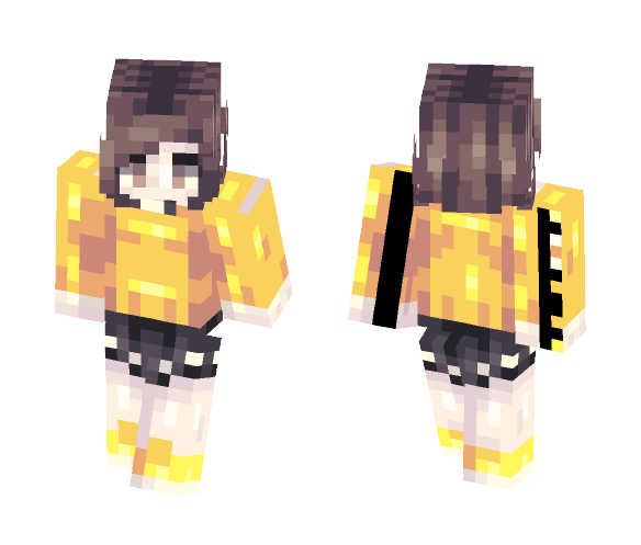 Is it dodie yellow? --yes it is. - Female Minecraft Skins - image 1