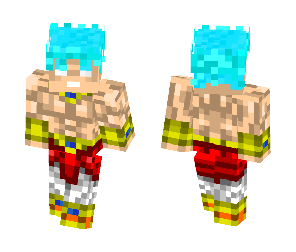 BROLY SSJB - Male Minecraft Skins - image 1
