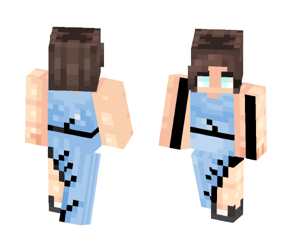 Tomboy in a Dress - Female Minecraft Skins - image 1