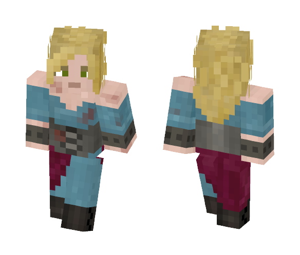 Tavern Brawler - Female Minecraft Skins - image 1