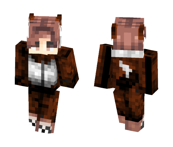 Me wearing a Fox Costume - Male Minecraft Skins - image 1