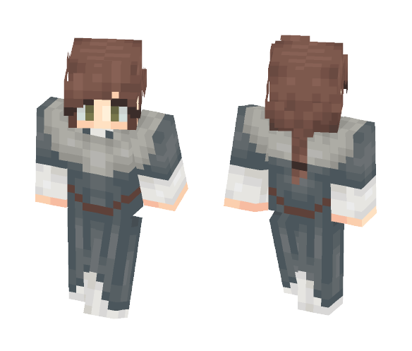 Silver and Blue - Female Minecraft Skins - image 1