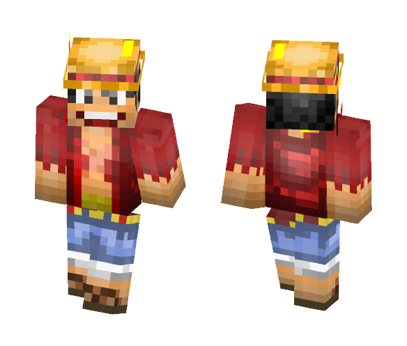 Monkey D. Luffy (One Piece) - Male Minecraft Skins - image 1
