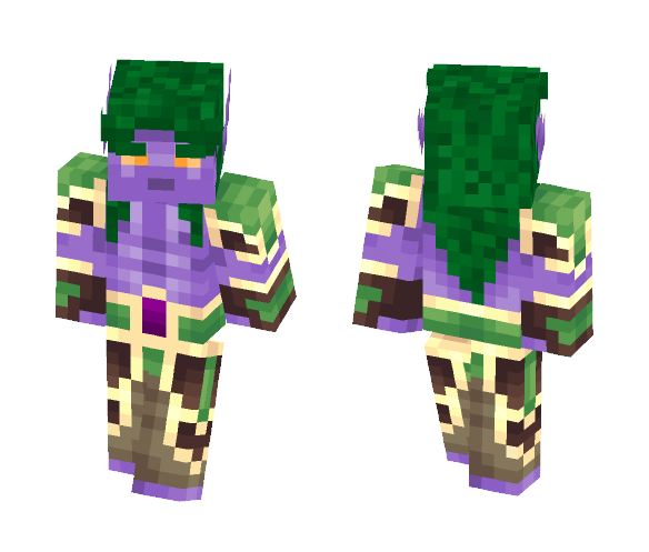 Night Elf Druid - Male Minecraft Skins - image 1