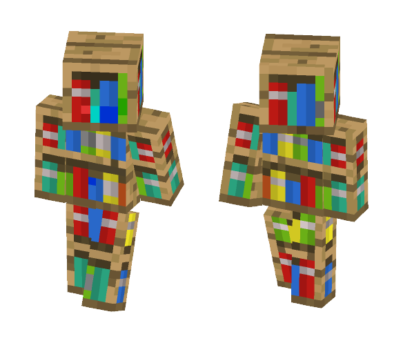 Download Bookshelf Guy Minecraft Skin For Free Superminecraftskins