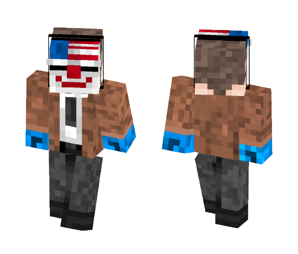 Payday 2 Dallas Skin - Male Minecraft Skins - image 1