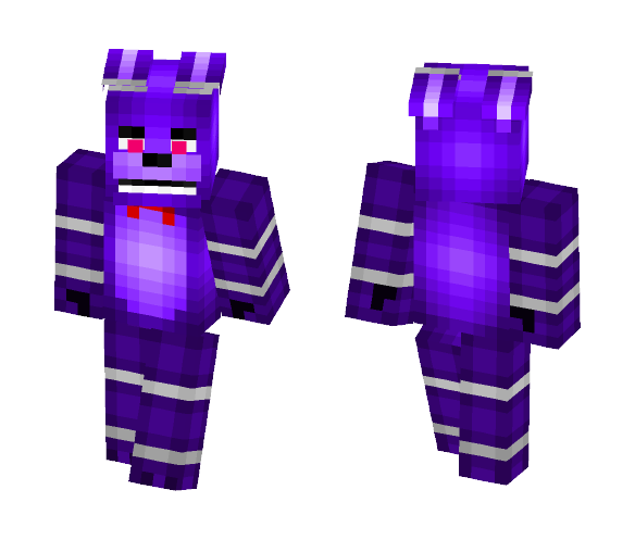 Bonnie the Bunny - FNaF 1 - Male Minecraft Skins - image 1. Download Free B...