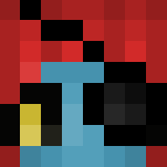 Undyne - Pacifist Route - Female Minecraft Skins - image 3