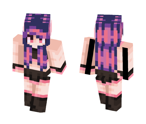 ~ ???????????? ~ Neon Nights - Female Minecraft Skins - image 1