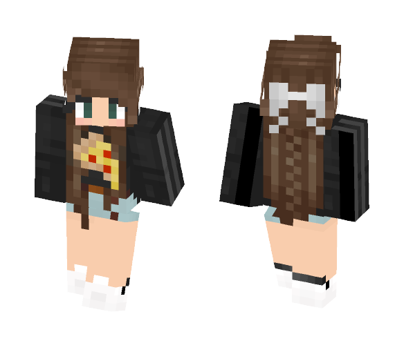 Pizza Girl~ - Female Minecraft Skins - image 1