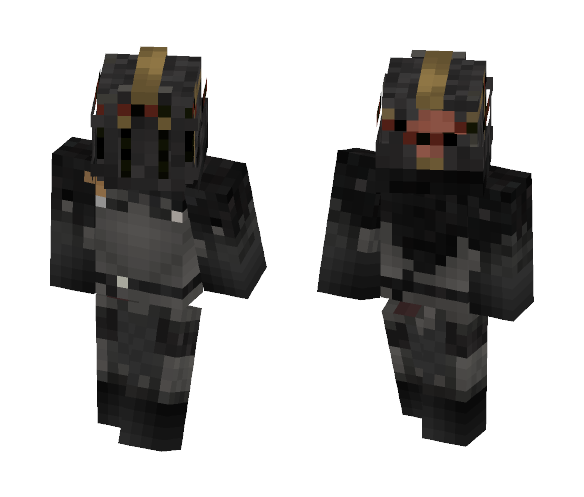 Mordor Knight - Male Minecraft Skins - image 1