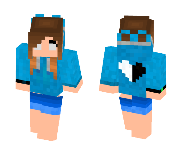 Herobrine Girl (DO NOT STEAL PLZ) - Girl Minecraft Skins - image 1