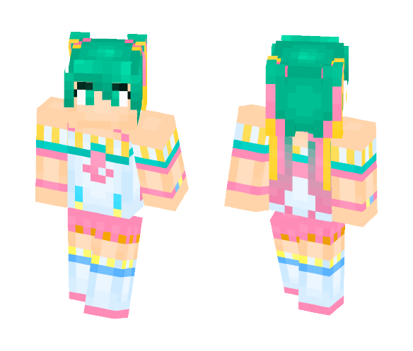 Twinkle Star [Hastune Miku] - Female Minecraft Skins - image 1