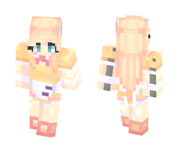 Toy Chica Human - Female Minecraft Skins - image 1
