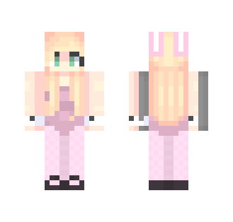 Pink Bunny Girl - Girl Minecraft Skins - image 2