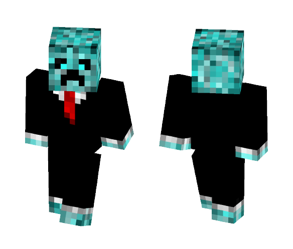 Blue tux creeper - Interchangeable Minecraft Skins - image 1