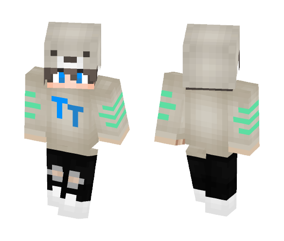 TypicalRio (Green Stripes) - Male Minecraft Skins - image 1
