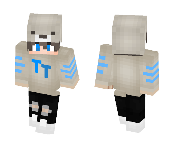 TypicalRio (Blue Stripes) - Male Minecraft Skins - image 1