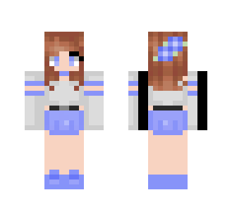 Hazy Blue Skies - Female Minecraft Skins - image 2