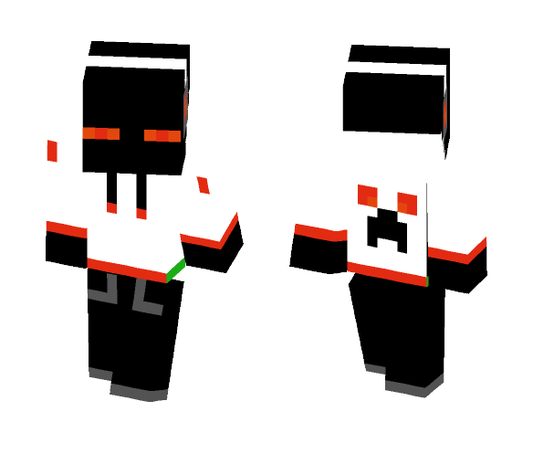Red enderman - Male Minecraft Skins - image 1