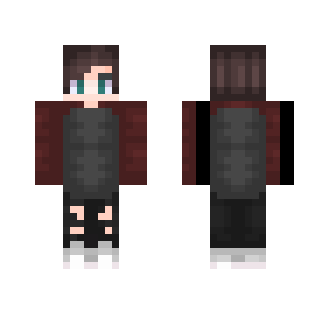 Red And Gray Shirt - Male Minecraft Skins - image 2