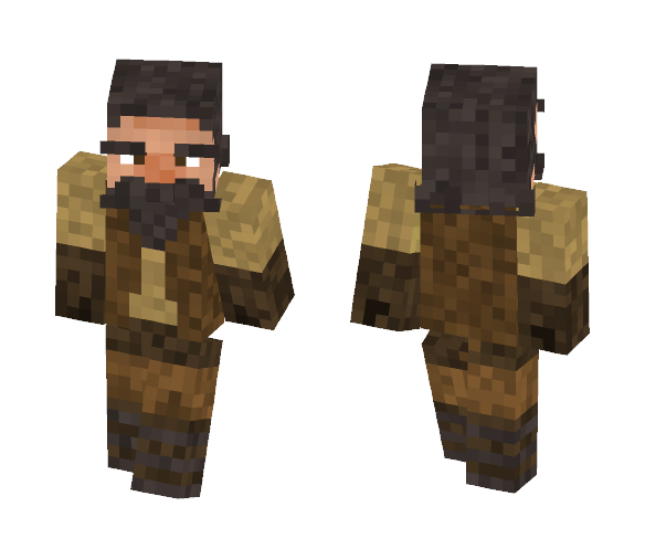 Dwarf with barrel stilts - Male Minecraft Skins - image 1