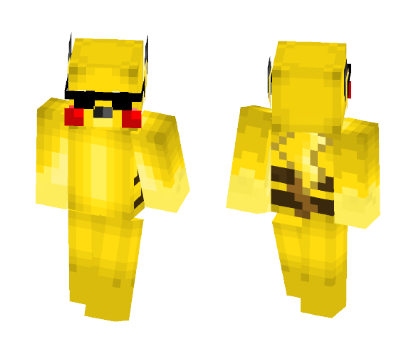 Secret Agent Pikachu - Male Minecraft Skins - image 1